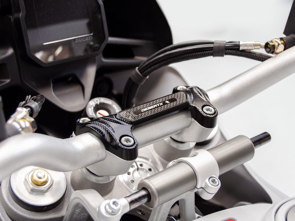 BM17 - DBK Ducati DesertX 937 (2022+) Handlebar Clamp – Accessories in the Motoraider Motorcycle Aftermarket Accessories and Parts Online Shop