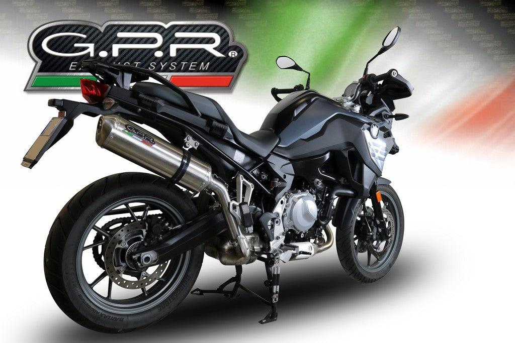 GPR BMW F750GS Slip-on Exhaust "Satinox" (EU homologated) – Accessories in the 2WheelsHero Motorcycle Aftermarket Accessories and Parts Online Shop