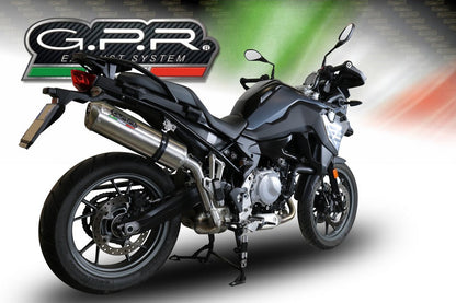 GPR BMW F750GS Slip-on Exhaust "Satinox" (EU homologated) – Accessories in the 2WheelsHero Motorcycle Aftermarket Accessories and Parts Online Shop