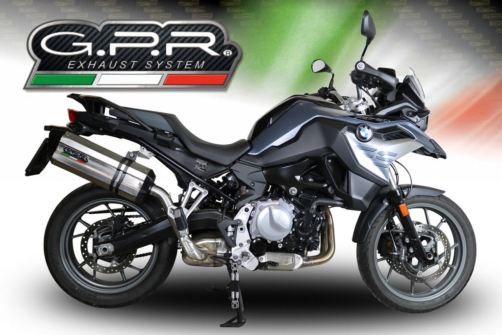 GPR BMW F750GS Slip-on Exhaust "Sonic Inox" (EU homologated) – Accessories in the 2WheelsHero Motorcycle Aftermarket Accessories and Parts Online Shop