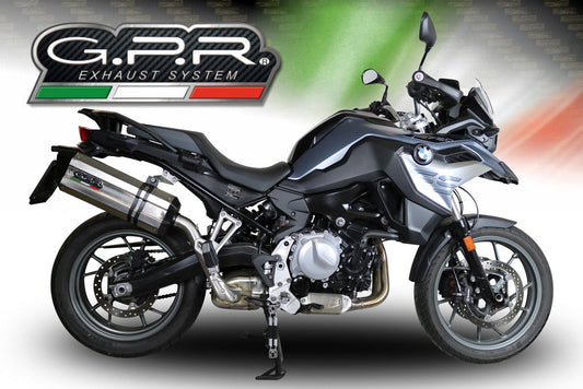 GPR BMW F750GS Slip-on Exhaust "Sonic Inox" (EU homologated) – Accessories in the 2WheelsHero Motorcycle Aftermarket Accessories and Parts Online Shop