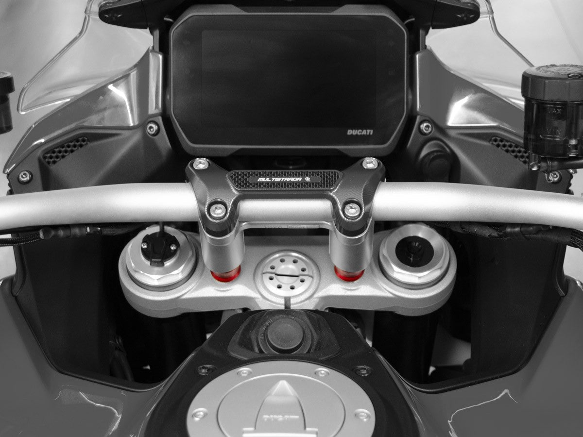 BRM03 - DUCABIKE Ducati Multistrada (2010+) Handlebar Riser Spacers – Accessories in the Motoraider Motorcycle Aftermarket Accessories and Parts Online Shop