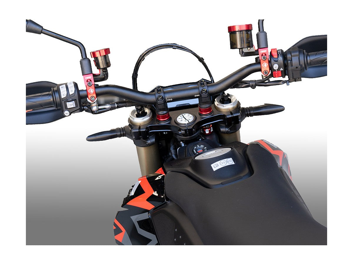 BRM08 - DBK Ducati Hypermotard 698 Mono (2024+) Handlebar Riser Kit – Accessories in the Motoraider Motorcycle Aftermarket Accessories and Parts Online Shop
