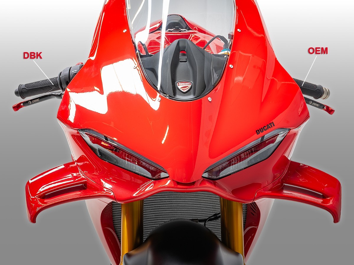 DBK DUCABIKE BSRA5310V4 Ducati Panigale V4 / V4S (2018+) Adjustable GP Clip-ons (H+10mm; off set 15 mm.) – Accessories in the Motoraider Motorcycle Aftermarket Accessories and Parts Online Shop