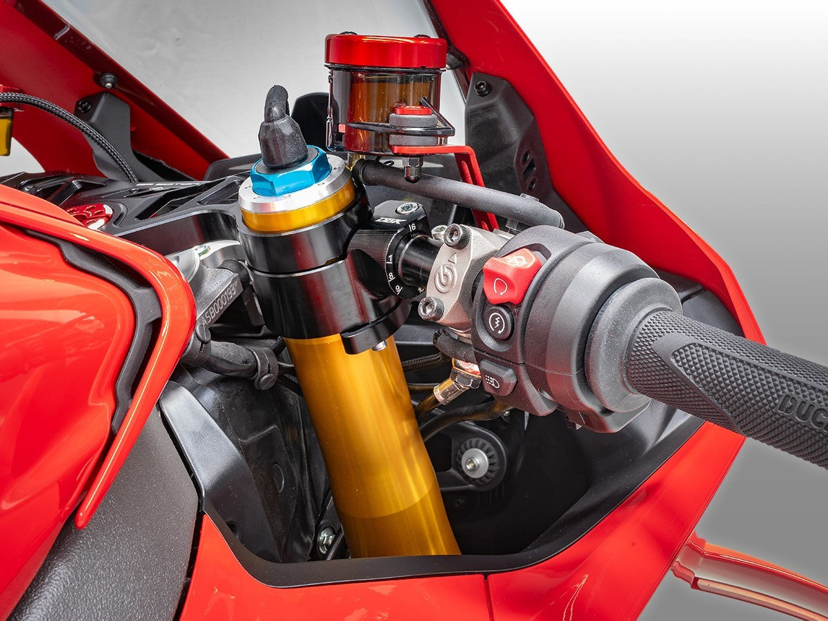 DBK DUCABIKE BSRA5310V4 Ducati Panigale V4 / V4S (2018+) Adjustable GP Clip-ons (H+10mm; off set 15 mm.) – Accessories in the Motoraider Motorcycle Aftermarket Accessories and Parts Online Shop