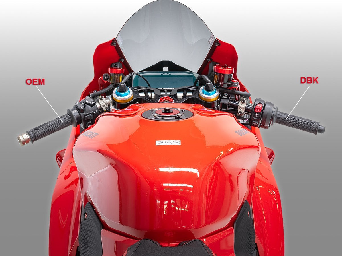 DBK DUCABIKE BSRA5310V4 Ducati Panigale V4 / V4S (2018+) Adjustable GP Clip-ons (H+10mm; off set 15 mm.) – Accessories in the Motoraider Motorcycle Aftermarket Accessories and Parts Online Shop