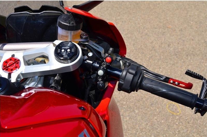 BSRA53V4 - DUCABIKE Ducati Panigale V4 / V2 MotoGP Adjustable Handlebar (Ø 53 mm; off set 15 mm.) – Accessories in the Motoraider Motorcycle Aftermarket Accessories and Parts Online Shop