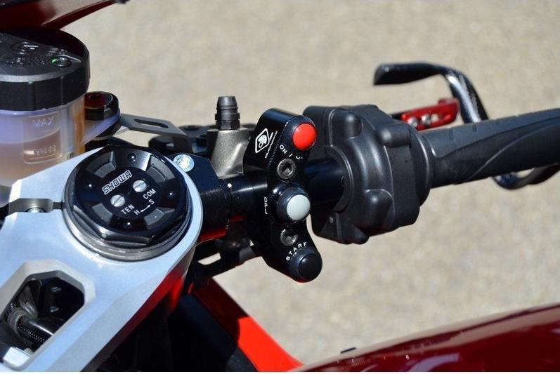 BSRA53V4 - DUCABIKE Ducati Panigale V4 / V2 MotoGP Adjustable Handlebar (Ø 53 mm; off set 15 mm.) – Accessories in the Motoraider Motorcycle Aftermarket Accessories and Parts Online Shop