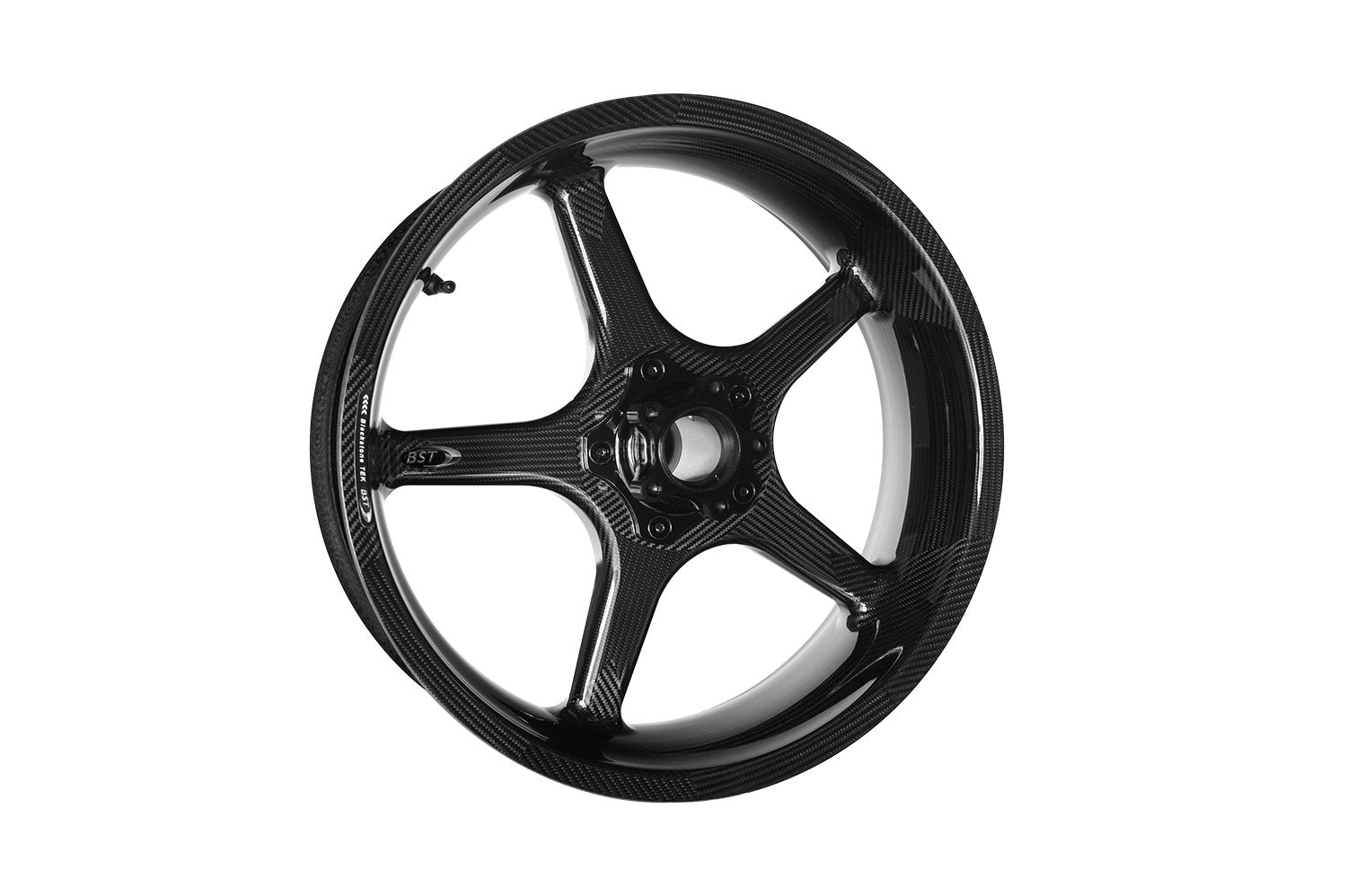 BST Ducati Scrambler Carbon Wheels Set "Twin TEK" (5 straight spokes, black hubs, front & conventional rear) – Accessories in the Motoraider Motorcycle Aftermarket Accessories and Parts Online Shop