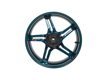 BST MV Agusta Brutale 1078 / 990R (10/11) Carbon Wheel "Rapid TEK" (offset rear, 5 slanted spokes, black hubs) – Accessories in the Motoraider Motorcycle Aftermarket Accessories and Parts Online Shop