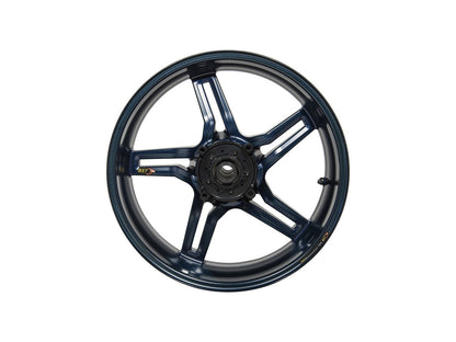 BST Suzuki GSX-R600 (11/18) / GSX-R750 (11/18) Carbon Wheel "Rapid TEK" (conventional rear, 5 slanted spokes, black hubs) – Accessories in the Motoraider Motorcycle Aftermarket Accessories and Parts Online Shop
