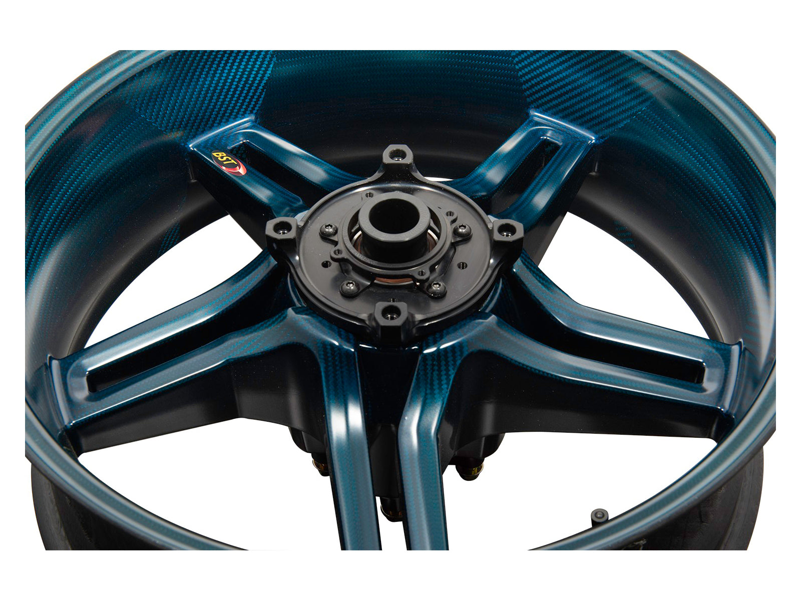 BST Ducati Monster 821 Carbon Wheel "Rapid TEK" (offset rear, 5 slanted spokes, black hubs) – Accessories in the Motoraider Motorcycle Aftermarket Accessories and Parts Online Shop