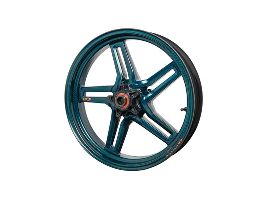 BST Ducati Monster 821 Carbon Wheel "Rapid TEK" (front, 5 slanted spokes, black hubs) – Accessories in the Motoraider Motorcycle Aftermarket Accessories and Parts Online Shop