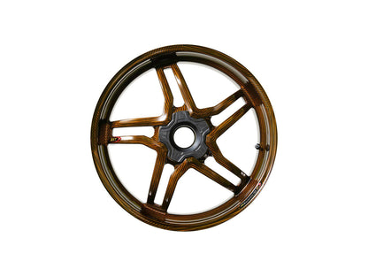 BST MV Agusta F4 (00/08) Carbon Wheel "Rapid TEK" (offset rear, 5 slanted spokes, black hubs) – Accessories in the Motoraider Motorcycle Aftermarket Accessories and Parts Online Shop