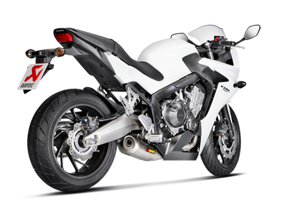 AKRAPOVIC S-H6R12-HAFT Honda CB650F / CBR650F (2016+) Exhaust System "Racing Line" (titanium) – Accessories in the 2WheelsHero Motorcycle Aftermarket Accessories and Parts Online Shop