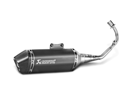 AKRAPOVIC S-VE125R2-HZBL Vespa Primavera / Sprint 3V (2020+) Exhaust System "Racing Line"(SS) – Accessories in the 2WheelsHero Motorcycle Aftermarket Accessories and Parts Online Shop
