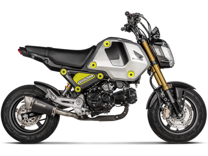 AKRAPOVIC S-H125SO4-ASZTBL Honda MSX125 / Grom (2025+) Slip-On Exhaust (titanium) – Accessories in the 2WheelsHero Motorcycle Aftermarket Accessories and Parts Online Shop