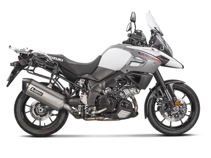 AKRAPOVIC S-S10SO14-HAFT Suzuki V-Strom 1000 (2019+) Slip-on Exhaust (titanium) – Accessories in the 2WheelsHero Motorcycle Aftermarket Accessories and Parts Online Shop