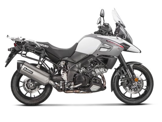 AKRAPOVIC S-S10SO14-HAFT Suzuki V-Strom 1000 (2019+) Slip-on Exhaust (titanium) – Accessories in the 2WheelsHero Motorcycle Aftermarket Accessories and Parts Online Shop