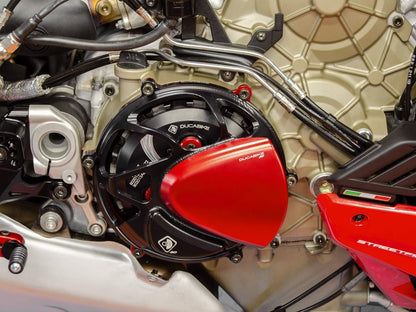 CC10 - DUCABIKE Ducati Panigale V4R Clear Clutch Cover – Accessories in the Motoraider Motorcycle Aftermarket Accessories and Parts Online Shop