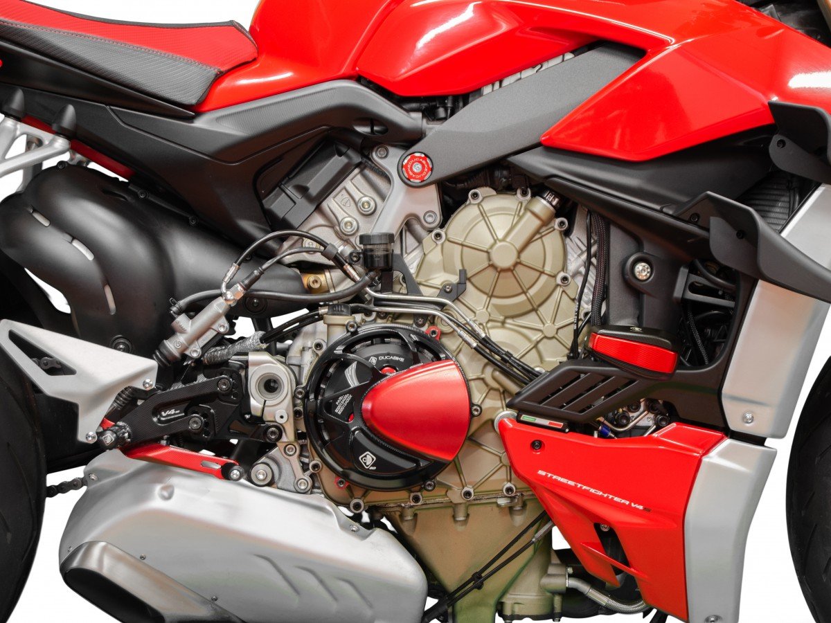 CC10 - DUCABIKE Ducati Panigale V4R Clear Clutch Cover – Accessories in the Motoraider Motorcycle Aftermarket Accessories and Parts Online Shop