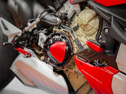 CC10 - DUCABIKE Ducati Panigale V4R Clear Clutch Cover – Accessories in the Motoraider Motorcycle Aftermarket Accessories and Parts Online Shop