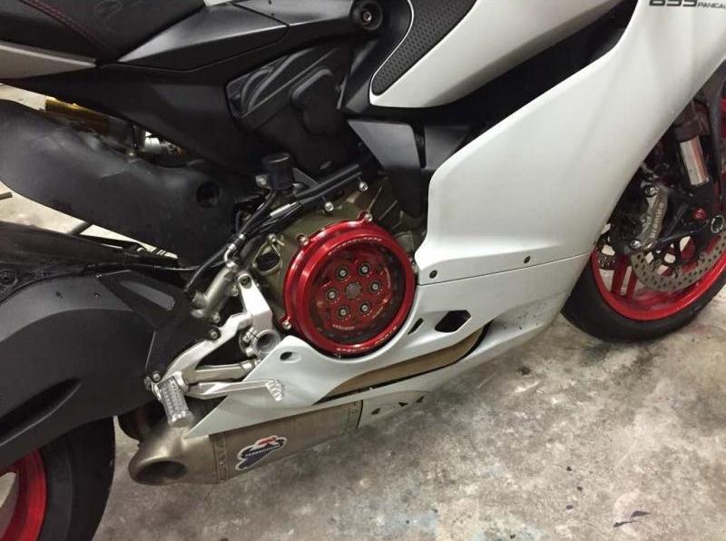 CC119901 - DUCABIKE Ducati Panigale / Streetfighter V2 Clear Clutch Cover – Accessories in the Motoraider Motorcycle Aftermarket Accessories and Parts Online Shop
