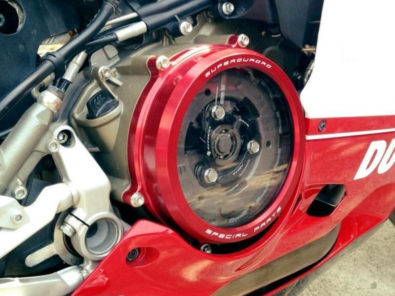 CC119901 - DUCABIKE Ducati Panigale / Streetfighter V2 Clear Clutch Cover – Accessories in the Motoraider Motorcycle Aftermarket Accessories and Parts Online Shop