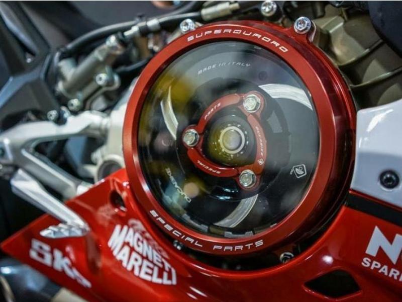 CC119901 - DUCABIKE Ducati Panigale / Streetfighter V2 Clear Clutch Cover – Accessories in the Motoraider Motorcycle Aftermarket Accessories and Parts Online Shop