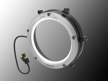 DBK DUCABIKE CC1199L02 Ducati Panigale / Streetfighter V2 Clear Clutch Cover "Evo LED" – Accessories in the Motoraider Motorcycle Aftermarket Accessories and Parts Online Shop