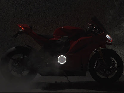 DBK DUCABIKE CC1199L02 Ducati Panigale / Streetfighter V2 Clear Clutch Cover "Evo LED" – Accessories in the Motoraider Motorcycle Aftermarket Accessories and Parts Online Shop
