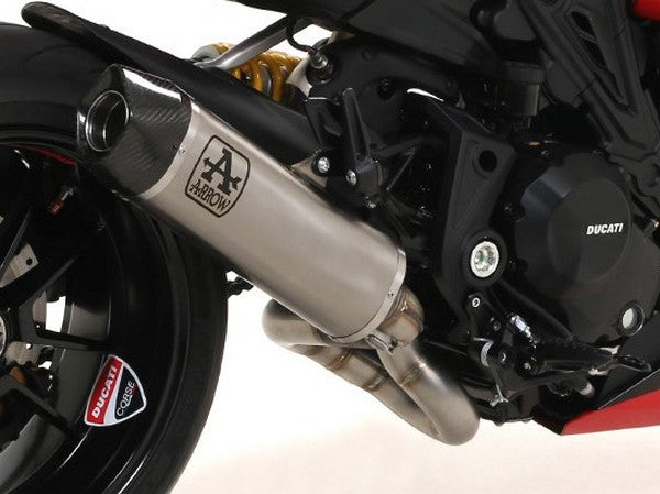 ARROW 71741KZ+71924PK Ducati Diavel 1260 (19/22) Slip-on Exhaust "Indy Race" (titanium) – Accessories in the 2WheelsHero Motorcycle Aftermarket Accessories and Parts Online Shop