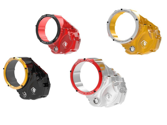 CCDV04 - DUCABIKE Ducati Oil Bath Clear Clutch Cover – Accessories in the Motoraider Motorcycle Aftermarket Accessories and Parts Online Shop