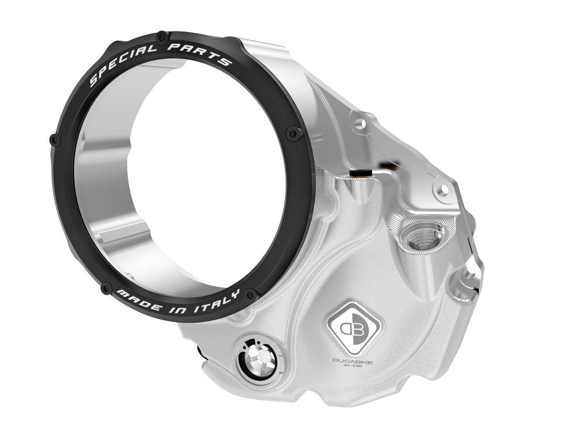 CCDV04 - DUCABIKE Ducati Oil Bath Clear Clutch Cover – Accessories in the Motoraider Motorcycle Aftermarket Accessories and Parts Online Shop