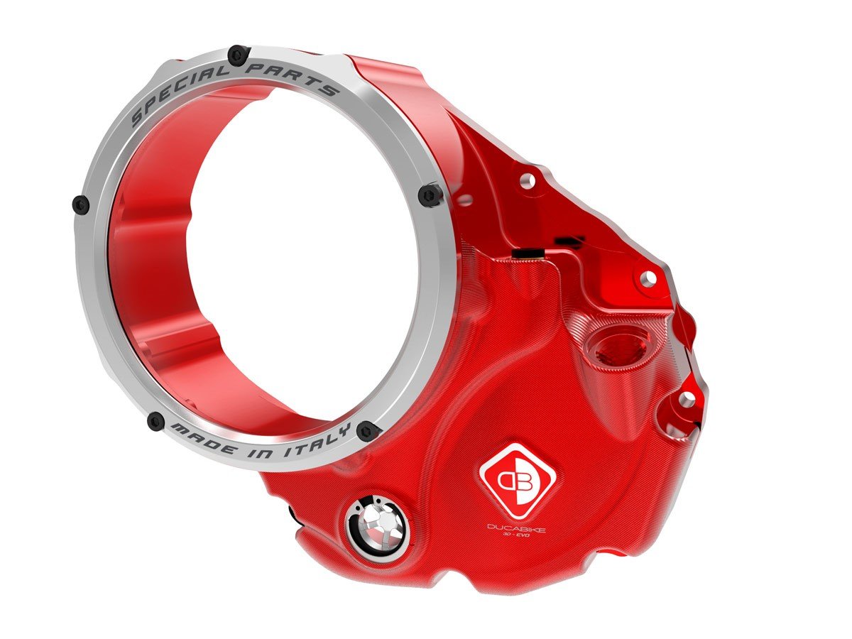 CCDV04 - DUCABIKE Ducati Oil Bath Clear Clutch Cover – Accessories in the Motoraider Motorcycle Aftermarket Accessories and Parts Online Shop