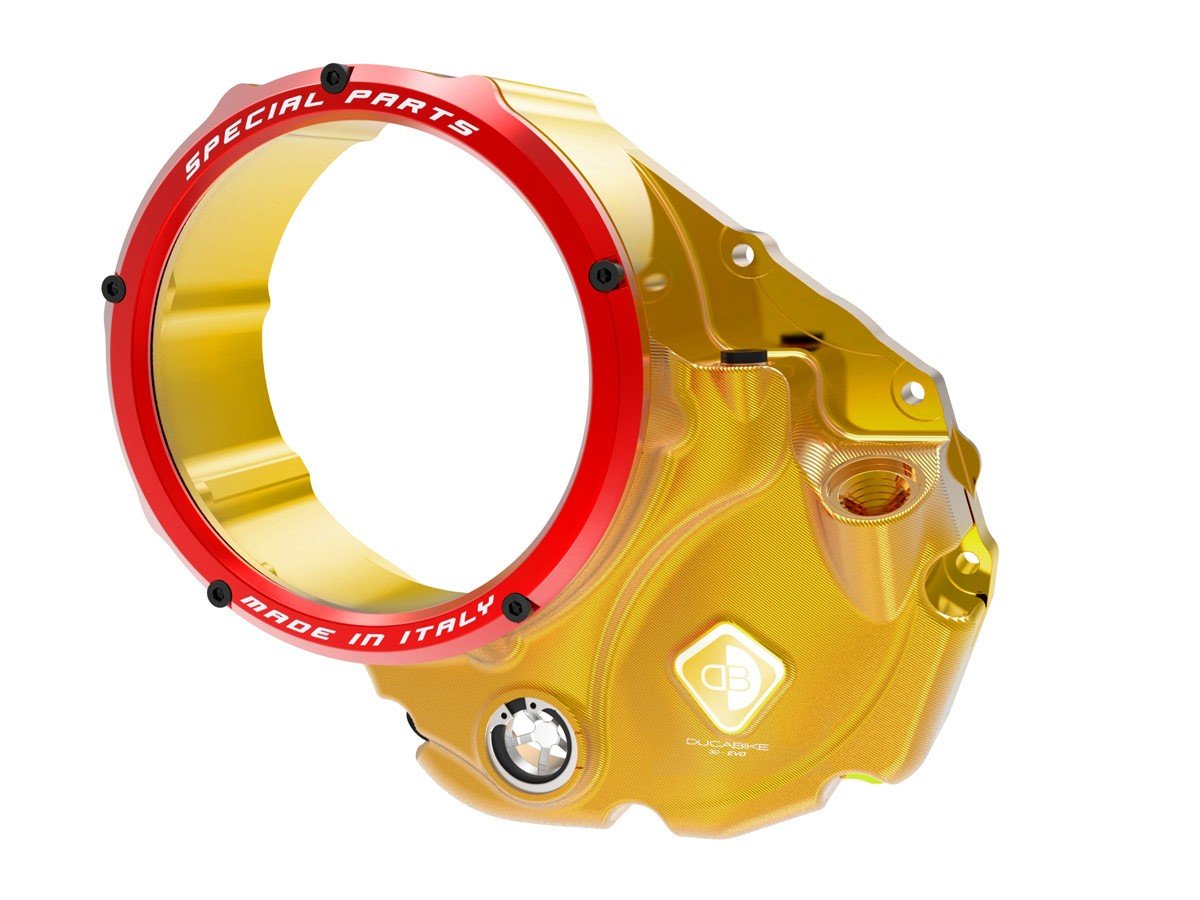 CCDV04 - DUCABIKE Ducati Oil Bath Clear Clutch Cover – Accessories in the Motoraider Motorcycle Aftermarket Accessories and Parts Online Shop
