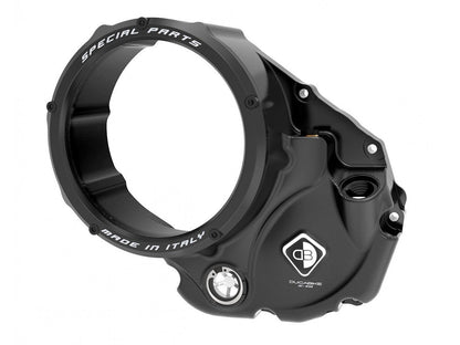 CCDV05 - DUCABIKE Ducati Oil Bath Clear Clutch Cover "3D Evo" – Accessories in the Motoraider Motorcycle Aftermarket Accessories and Parts Online Shop