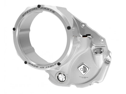CCDV05 - DUCABIKE Ducati Oil Bath Clear Clutch Cover "3D Evo" – Accessories in the Motoraider Motorcycle Aftermarket Accessories and Parts Online Shop