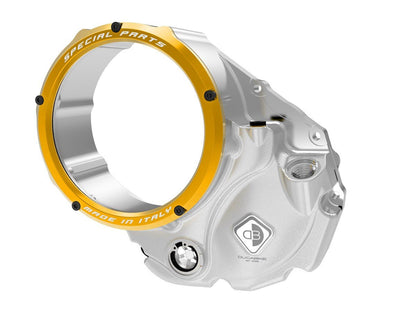 CCDV06 - DUCABIKE Ducati Oil Bath Clear Clutch Cover "3D Evo" – Accessories in the Motoraider Motorcycle Aftermarket Accessories and Parts Online Shop