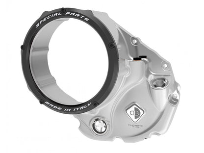 CCDV10 - DUCABIKE Ducati Oil Bath Clear Clutch Cover "3D Evo" – Accessories in the Motoraider Motorcycle Aftermarket Accessories and Parts Online Shop