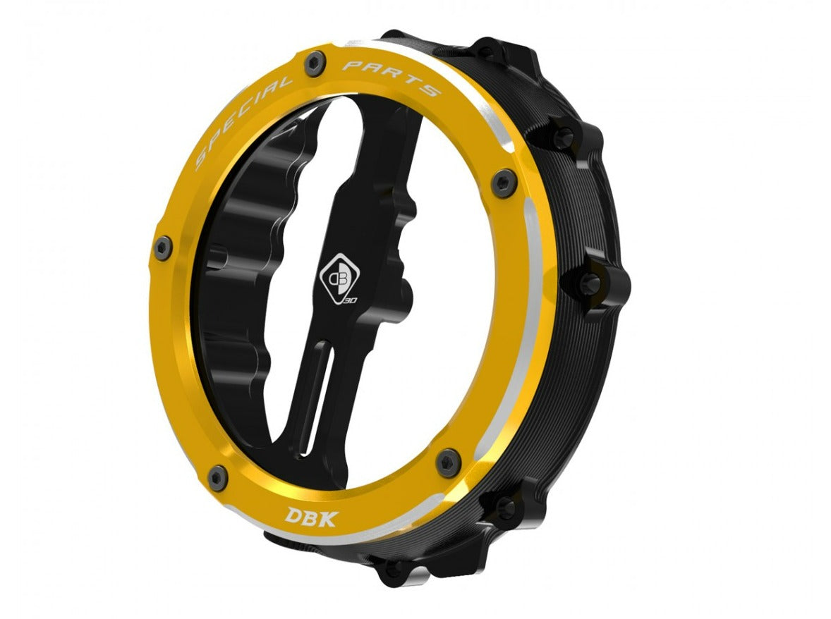 CCDV12 - DBK BMW M series / S series (2019+) Oil Bath Clear Clutch Cover "3D-EVO" – Accessories in the Motoraider Motorcycle Aftermarket Accessories and Parts Online Shop