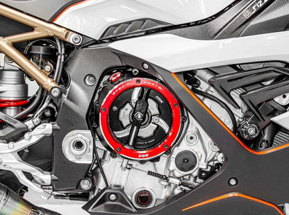 CCDV12 - DBK BMW M series / S series (2019+) Oil Bath Clear Clutch Cover "3D-EVO" – Accessories in the Motoraider Motorcycle Aftermarket Accessories and Parts Online Shop