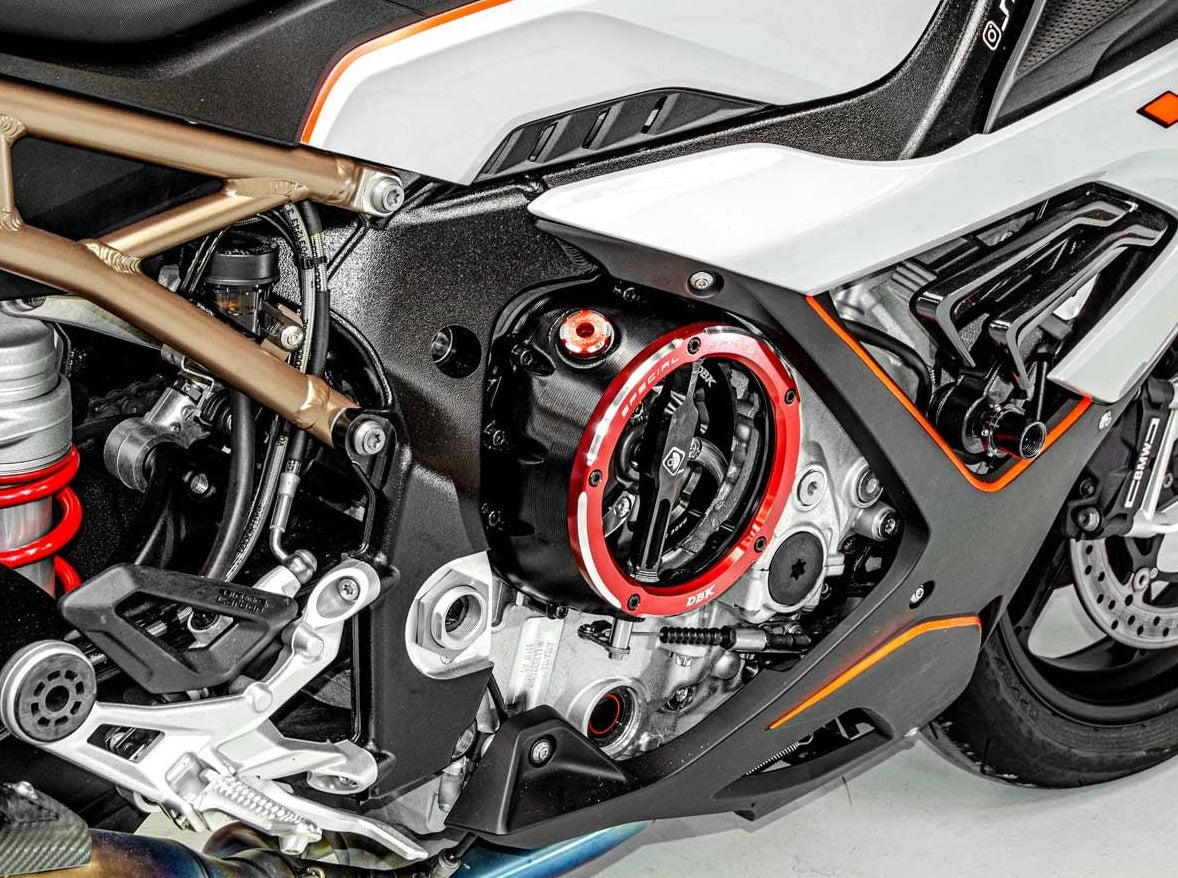 CCDV12 - DBK BMW M series / S series (2019+) Oil Bath Clear Clutch Cover "3D-EVO" – Accessories in the Motoraider Motorcycle Aftermarket Accessories and Parts Online Shop