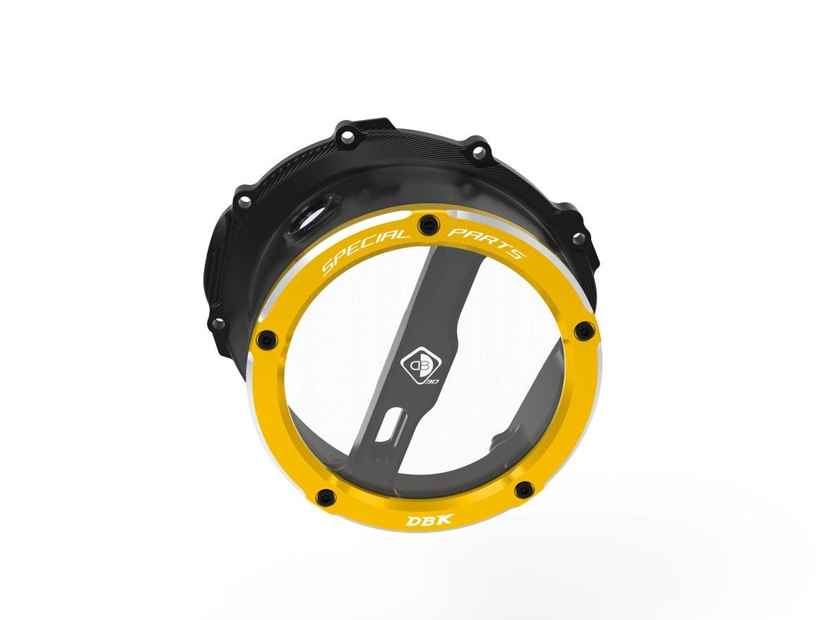 CCDV13 - DBK Triumph Street Triple 765 (2017+) Clear Clutch Cover Oil Bath 3D-EVO – Accessories in the Motoraider Motorcycle Aftermarket Accessories and Parts Online Shop