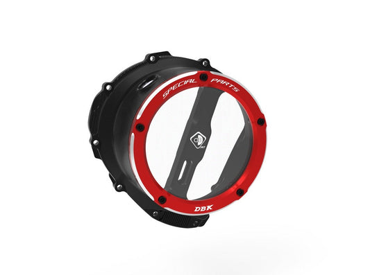 CCDV13 - DBK Triumph Street Triple 765 (2017+) Clear Clutch Cover Oil Bath 3D-EVO – Accessories in the Motoraider Motorcycle Aftermarket Accessories and Parts Online Shop
