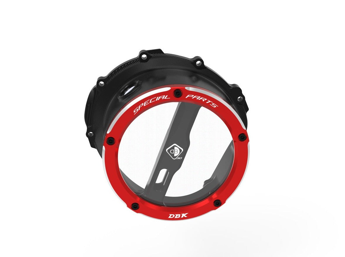 CCDV13 - DBK Triumph Street Triple 765 (2017+) Clear Clutch Cover Oil Bath 3D-EVO – Accessories in the Motoraider Motorcycle Aftermarket Accessories and Parts Online Shop