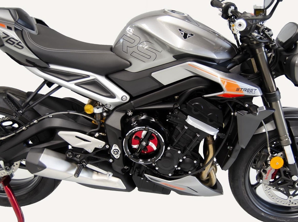 CCDV13 - DBK Triumph Street Triple 765 (2017+) Clear Clutch Cover Oil Bath 3D-EVO – Accessories in the Motoraider Motorcycle Aftermarket Accessories and Parts Online Shop