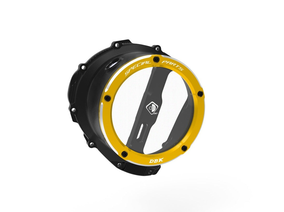 CCDV13 - DBK Triumph Street Triple 765 (2017+) Clear Clutch Cover Oil Bath 3D-EVO – Accessories in the Motoraider Motorcycle Aftermarket Accessories and Parts Online Shop