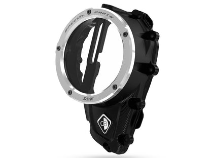 DBK DUCABIKE CCDV16 Triumph Clear Clutch Cover Oil Bath "3D EVO LED" – Accessories in the Motoraider Motorcycle Aftermarket Accessories and Parts Online Shop