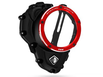 DBK DUCABIKE CCDV16 Triumph Clear Clutch Cover Oil Bath "3D EVO LED" – Accessories in the Motoraider Motorcycle Aftermarket Accessories and Parts Online Shop